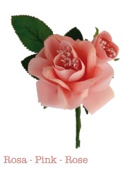 Fleur flamenco "Douce" <b>Coleur - Rose, Tailles - S</b>