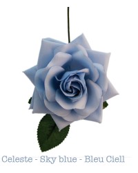 Fleur Flamenco, Modele Reina <b>Coleur - Cyan, Tailles - L</b>