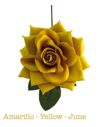 Fleur Flamenco, Modele Reina <b>Coleur - Jaune, Tailles - L</b>