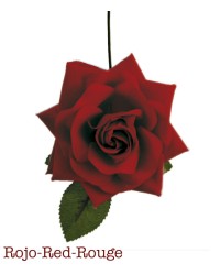 Fleur Flamenco, Modele Reina <b>Coleur - Rouge, Tailles - L</b>