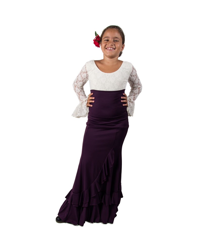 Jupe Flamenco Enfant, Modele Salon