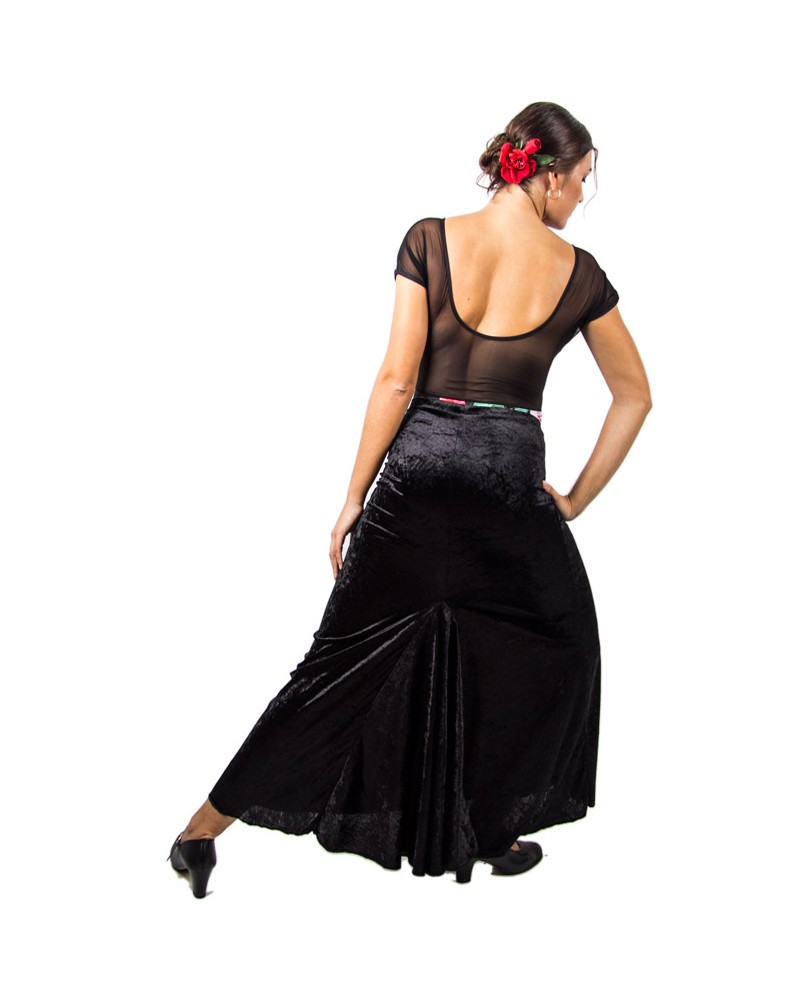 Jupes de danse flamenco en velours