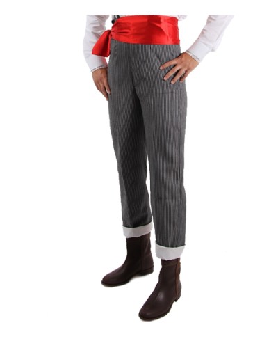 Pantalon avec revers