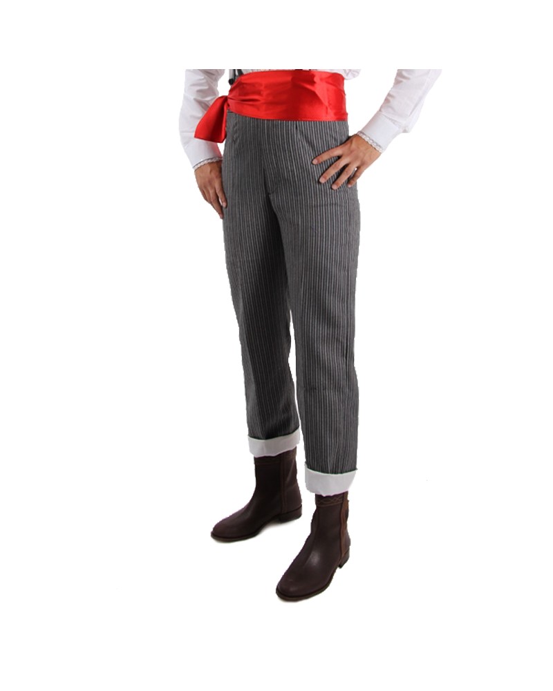 Pantalon avec revers