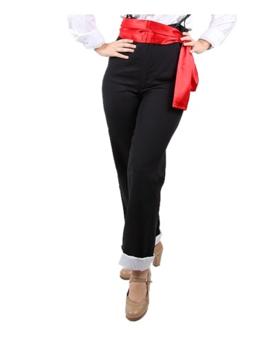 Pantalon avec revers