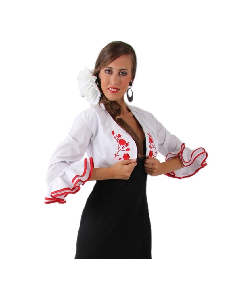 Boléro de flamenco brodé pour femme