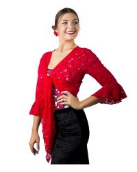 Veste de Flamenco pour Femme <b>Coleur - Bordeaux, Tailles - S</b>