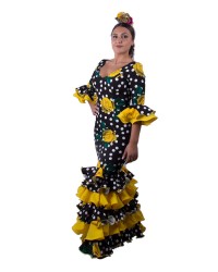 Robe Espagnole de Flamenco 2019, Taille 36 (S) <b>Coleur - Photo, Tailles - 36</b>