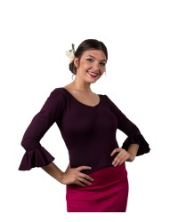 Hauts en tricot de danse flamenco <b>Coleur - Vert, Tailles - XS</b>