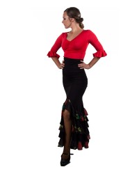 Jupes Espagnoles De Flamenco <b>Coleur - Unique, Tailles - 40</b>