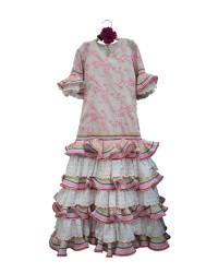 Robes De Flamenco Pour Flles, Taille 10 <b>Coleur - Photo, Tailles - 10</b>