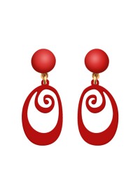 Boucles d'oreilles pettit fille <b>Coleur - Rouge, Tailles - XS</b>