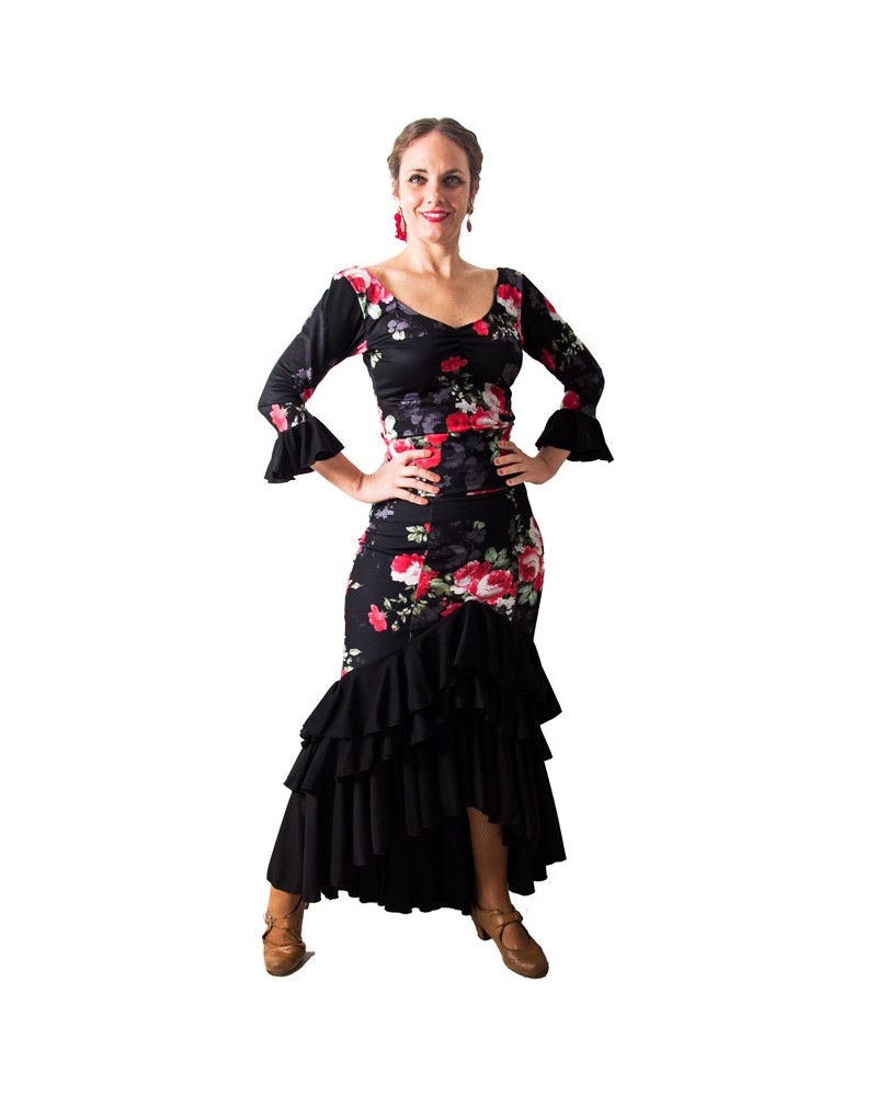 Jupe de Danse Flamenco Taconeo Imprimées
