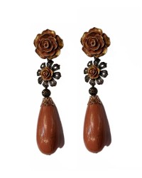 Boucles d'oreilles de Flamenco, modèle Bellota <b>Coleur - Maquillage, Tailles - L</b>