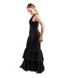 Jupe de Flamenco pour Femme - Fandango <b>Coleur - Noir, Tailles - XS</b>