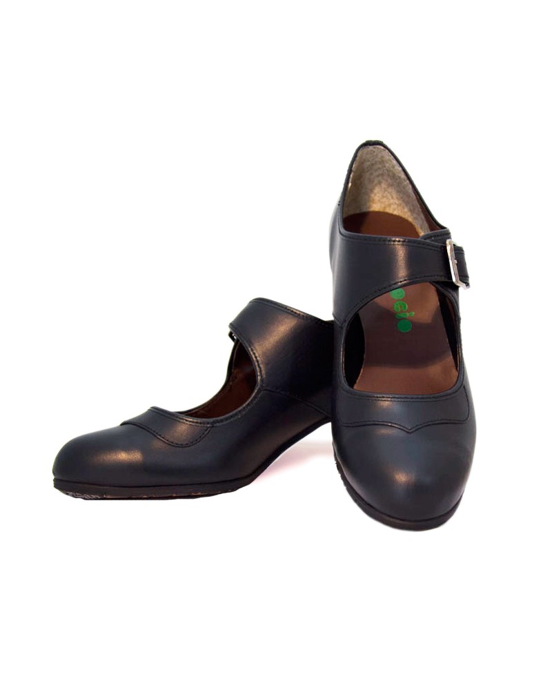 Chaussures de flamenco semi-professionnelles en cuir