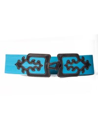 Flamenco Ceinture Elastique Femme <b>Coleur - Turquoise, Tailles - S</b>