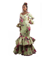 Robe Espagnole de Flamenco, Taille 42 (L) <b>Coleur - Photo, Tailles - 42</b>