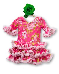 Robe de Flamenco pour Fille, Taille 8 <b>Coleur - Photo, Tailles - 8</b>