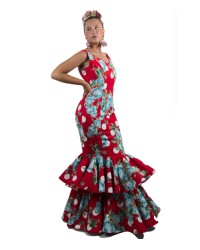 Robe Espagnole de Flamenco, Taille 36 <b>Coleur - Photo, Tailles - 36</b>