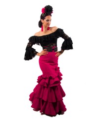Jupe Flamenco Taille L <b>Coleur - Photo, Tailles - L</b>