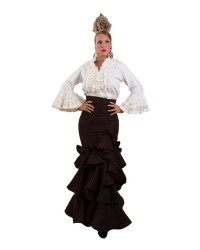 Jupe De Flamenco, Taille L <b>Coleur - Photo, Tailles - L</b>