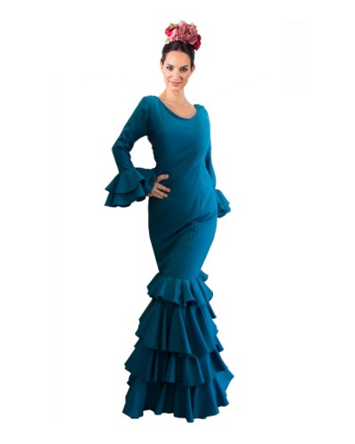 Robe de Flamenco Femme, Taille 46 (XL)