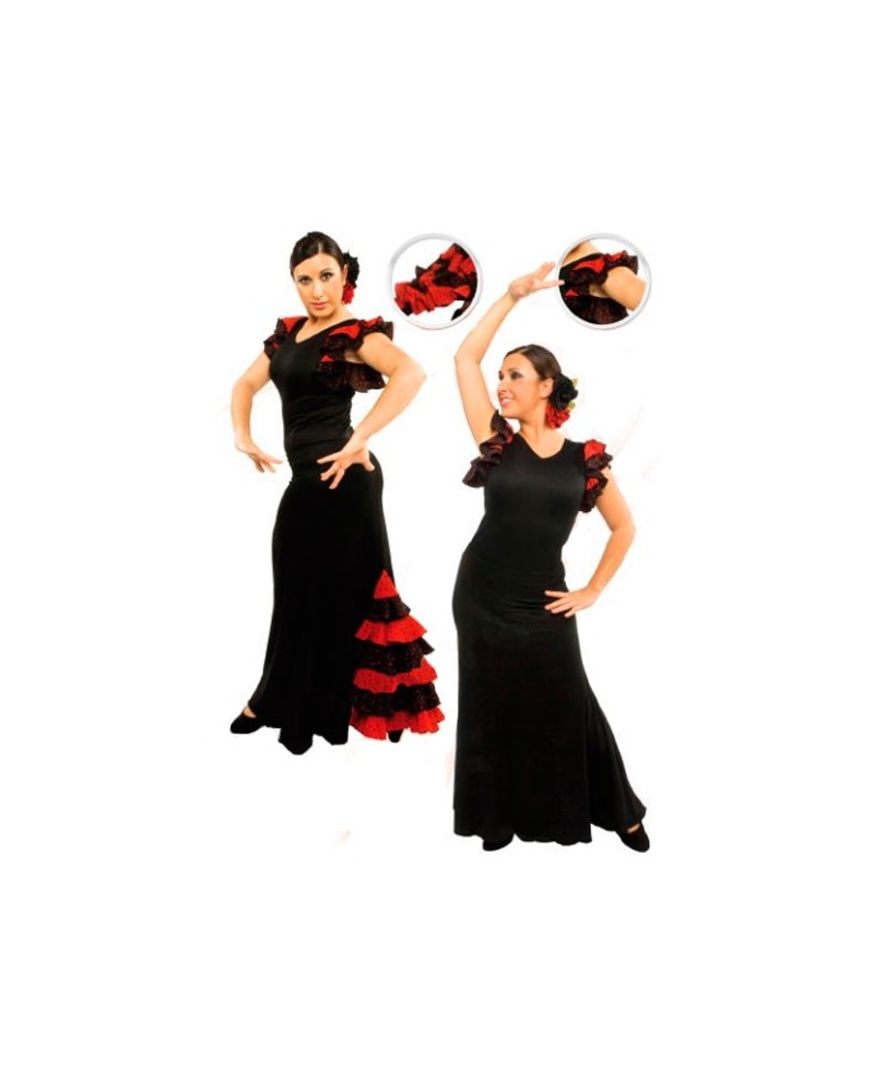 Jupe de flamenco, modèle EF071 Mme