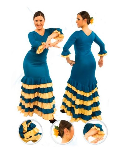 Jupe de flamenco, modèle EF084 Mme