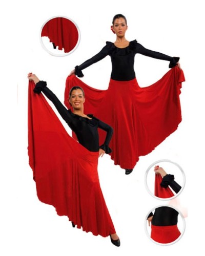 Jupe de flamenco filles EF105