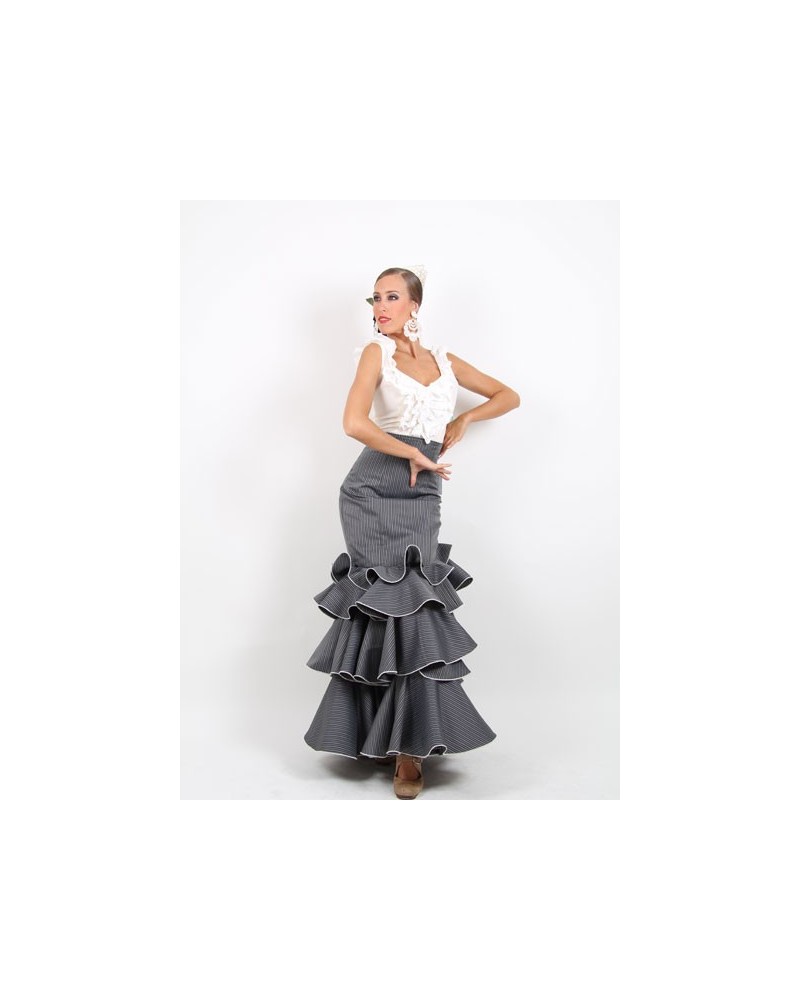 Jupe de flamenco Azucena chester c/haute