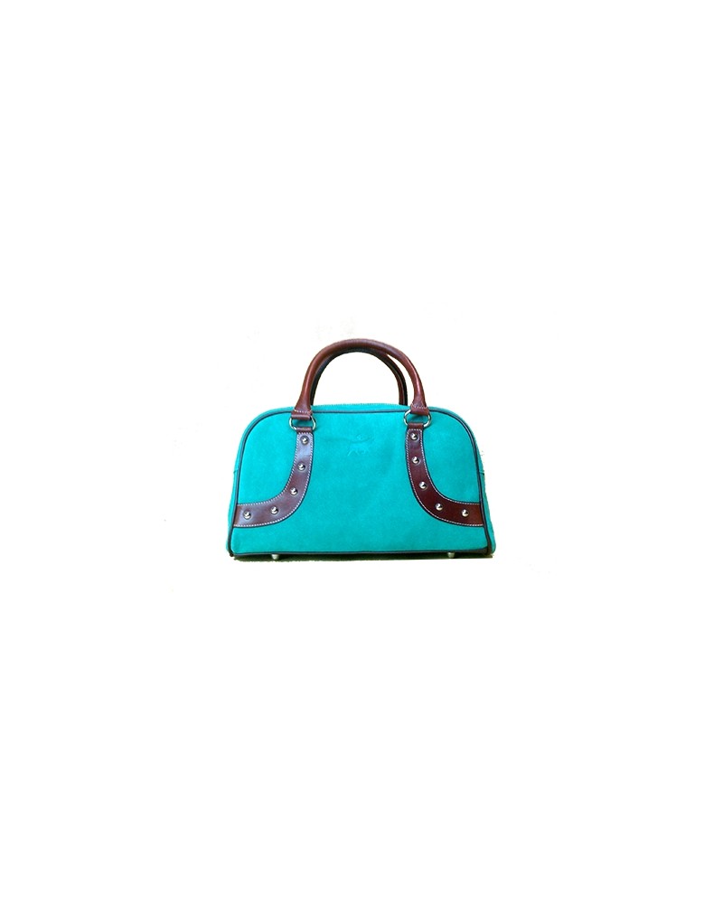 Bolso piel-serraje