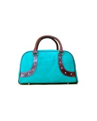 Tuquoise Sac Satchel <b>Coleur - Unique, Matériel - Cuir/Serraje</b>