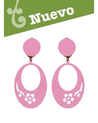 Boucles d'oreilles Fille <b>Coleur - Rose, Tailles - S</b>