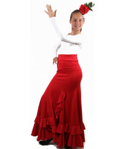 Jupe de Flamenco Fille, Modele Salon