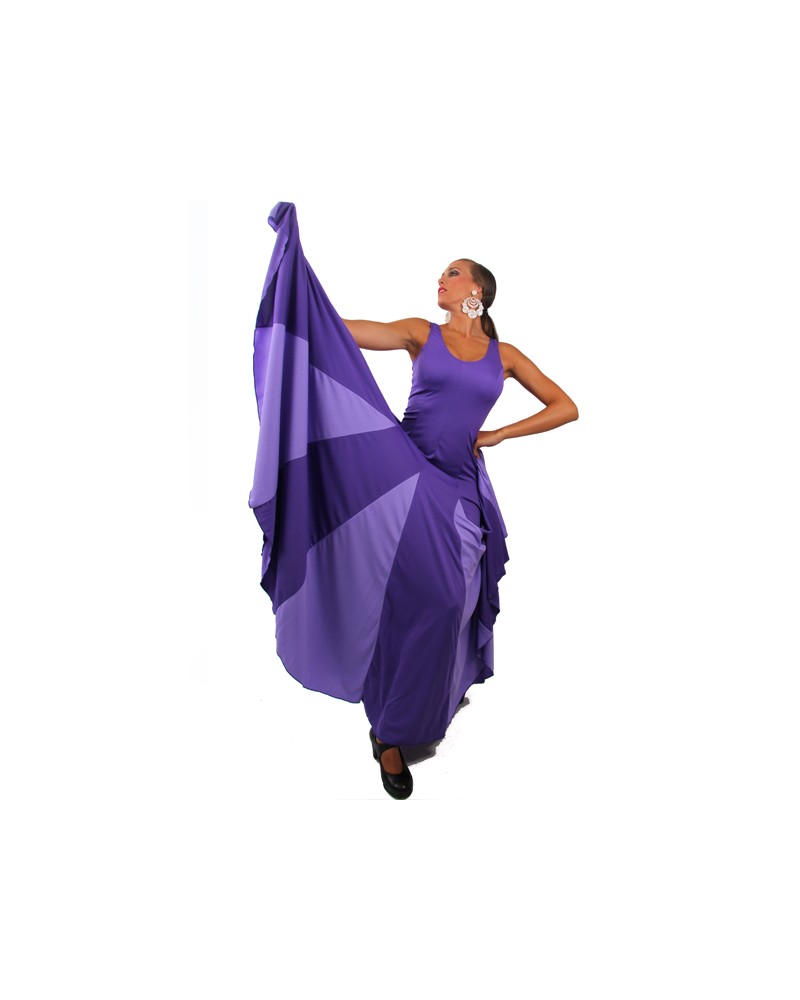 Robe de flamenco avec Godet