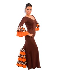 Jupe de flamenco, modèle EF072 Mme <b>Coleur - Photo, Tailles - 38</b>