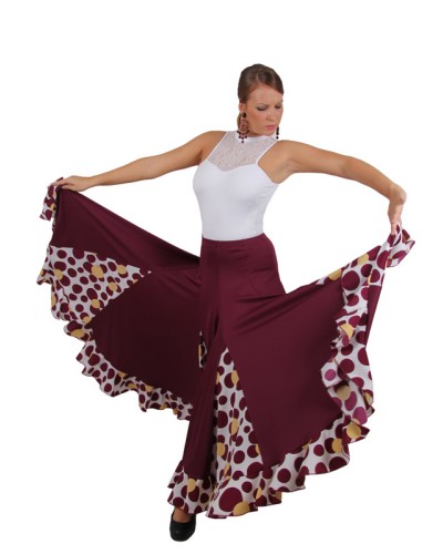 Jupe de flamenco de danse, modèle EF013