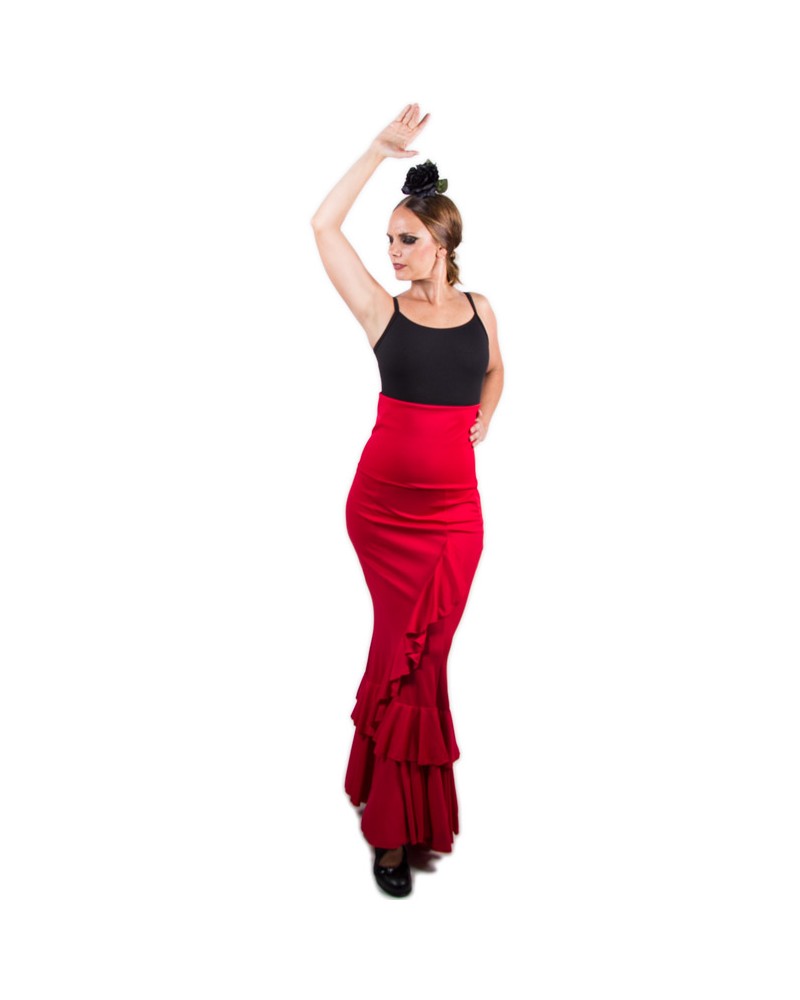 jupes de flamenco rouges