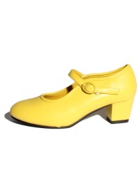 Chaussures Flamenco Fille <b>Coleur - Jaune, Tailles - 26</b>