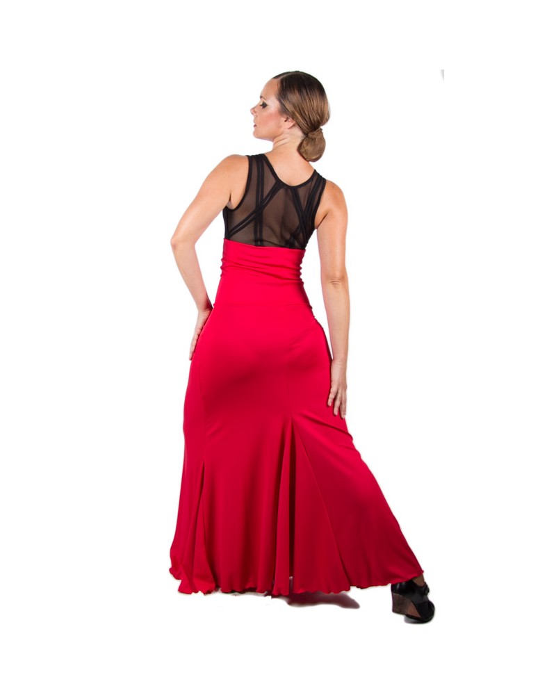 Sharplace Jupe Flamenco Ballroom Danse Robe Jupe Courte Balan/çoire V/êtement D/éguisment Femme