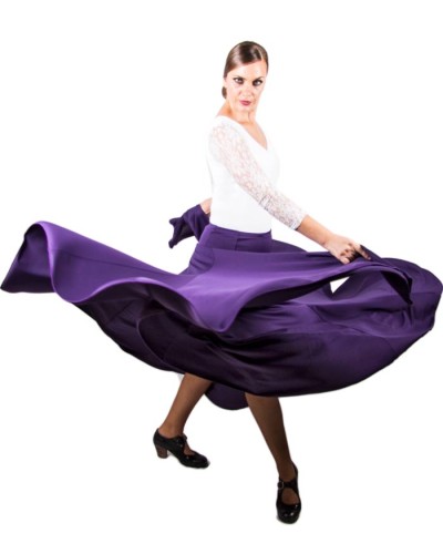Jupe de Danse Flamenco, Mod: 8 Godet, Taille Normal